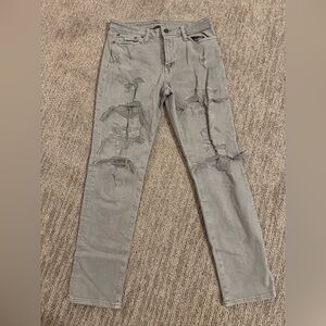 Men's American Eagle Gray Distressed Jeans 32x32